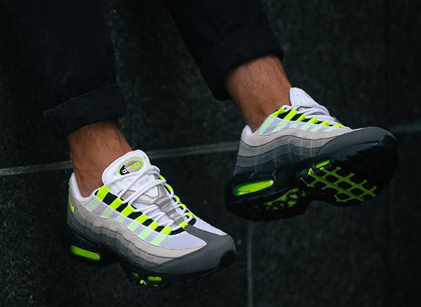 nike air max 95 jaune fluo