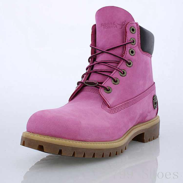 timberland homme rose